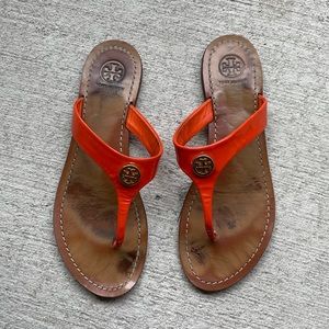 Tory Burch thong flats - Orange flip flop sandals